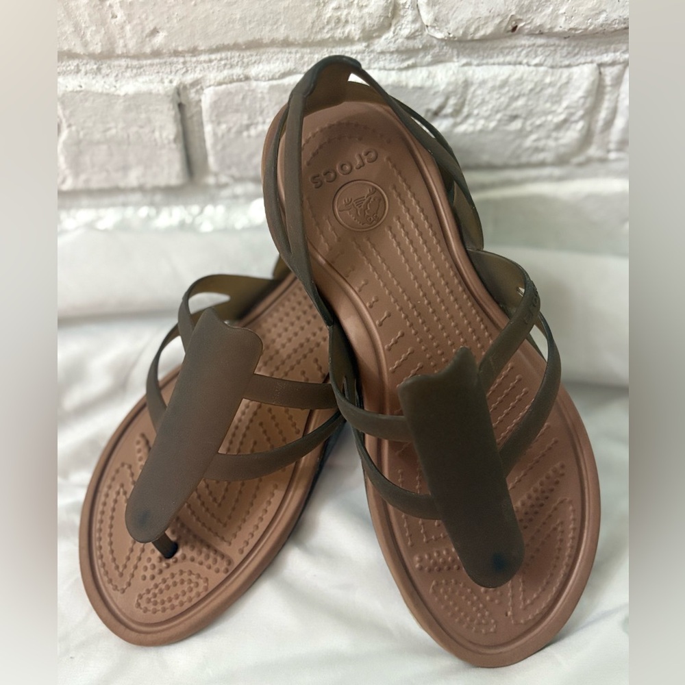 CROCS Women's Dark Brown Sandals